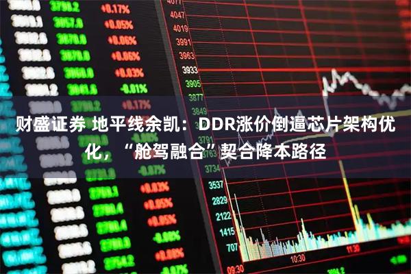财盛证券 地平线余凯：DDR涨价倒逼芯片架构优化，“舱驾融合”契合降本路径