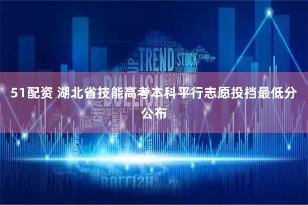 51配资 湖北省技能高考本科平行志愿投档最低分公布