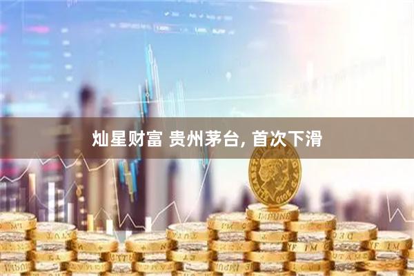 灿星财富 贵州茅台, 首次下滑