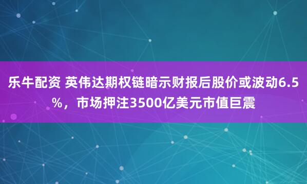 乐牛配资 英伟达期权链暗示财报后股价或波动6.5%，市场押注3500亿美元市值巨震